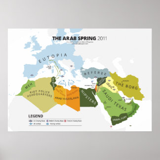 Arabiska Vår Poster