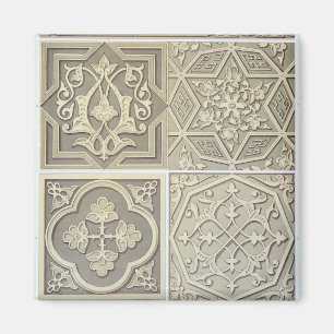 Arabiskan belägger med tegel designer magnet