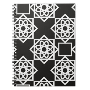 Arabiskt geometriskt mönster. Konst dekoration. Is Anteckningsbok