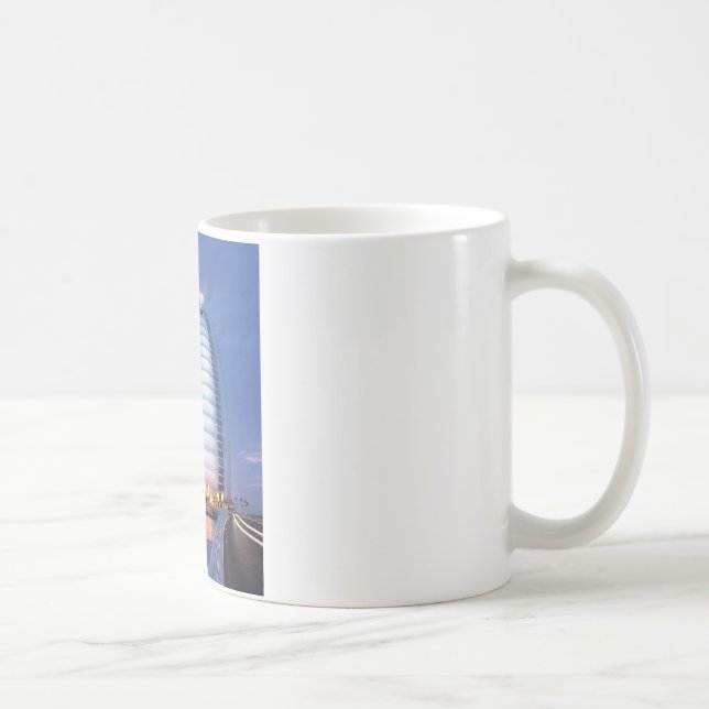 Arabiskt hotell för Dubai Burj Al (vid St.K) Kaffemugg (Höger)