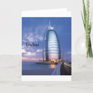 Arabiskt hotell för Dubai Burj Al (vid St.K) Kort