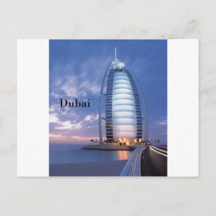 Arabiskt hotell för Dubai Burj Al (vid St.K) Vykort