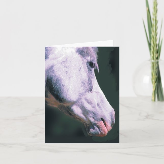 Arabiskt huvud "vacker pojke" kort (Framsida)