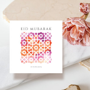 Arabiskt motiv Eid Mubarak-kort Julkort