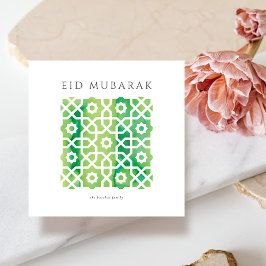 Arabiskt motiv Eid Mubarak-kort Julkort