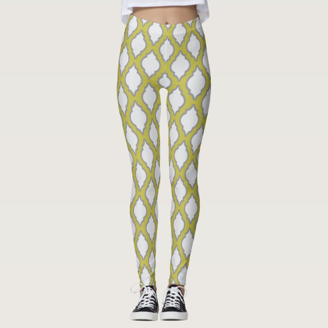 Arabiskt stilmönster leggings (Framsida)