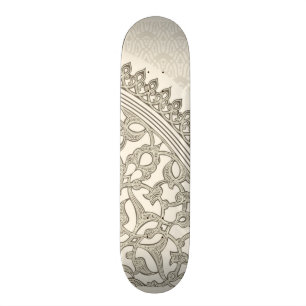 Arabiskt stilsnöre mini skateboard bräda 18,7 cm
