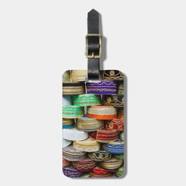 Arabkap på marknaden bagagebricka (Vertikal Framsida)