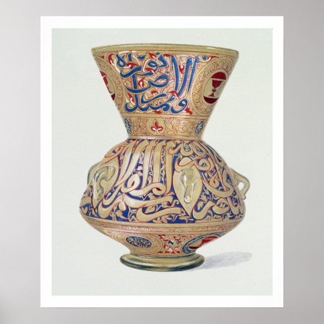 Arablampa, platta VIII från slutet av 1800-talet a Poster (Framsidan)