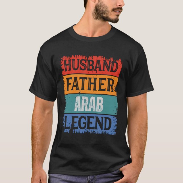 Arabländerna far Make, Proud Pappa Pappa T Shirt (Framsida)