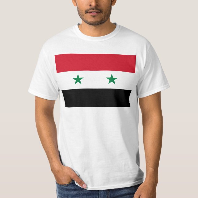 Arabrepubliken Syrien - Flagga Syrien Tee (Framsida)