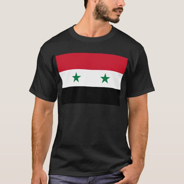 Arabrepubliken Syrien - Flagga Syrien Tee (Framsida)