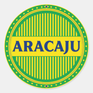 Aracaju stadspr Pride – Brasiliansk identitet Runt Klistermärke