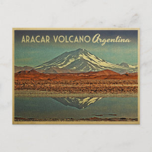 Aracar Volcano Argentina Vykort