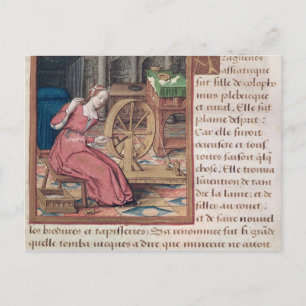 Arachne, från "Vie des Femmes Celebres" Vykort