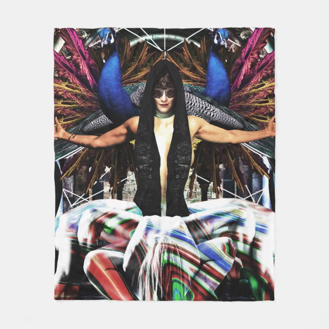 "Arachne-Pride-" Fleecefilt (Framsidan)