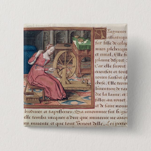 Arachnen från 'tävlar des Femmes Celebres Knapp (Framsida)