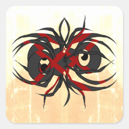 Arachnid of Despair Fyrkantigt Klistermärke