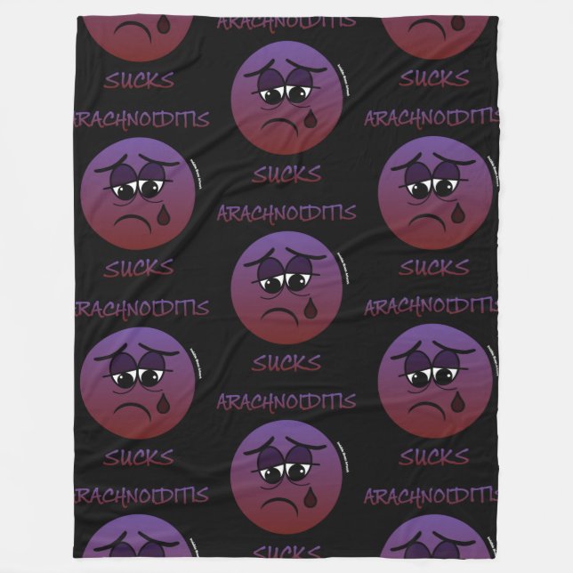 ARACHNOIDITIS SUCKS FLEECEFILT (Framsidan)