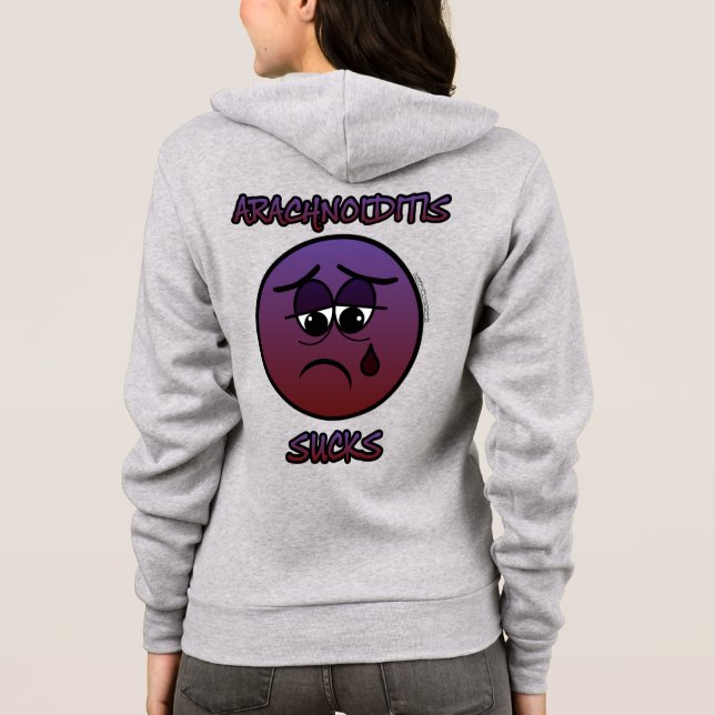 ARACHNOIDITIS SUCKS T SHIRT (Baksida)