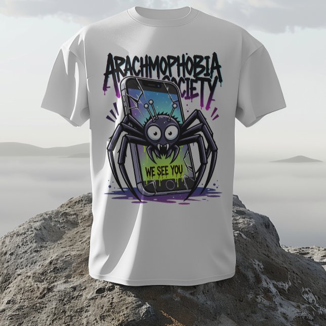 Arachnophobia Society - Vi ser dig T-Shirt (Skapare uppladdad)