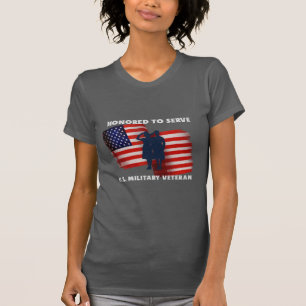 Ärad , amerikansk militär veteran t shirt