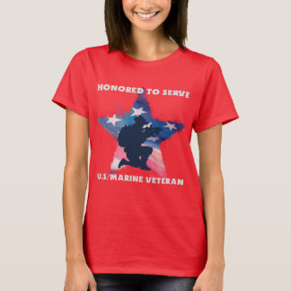 Ärad vid , amerikanska marinveteraner t shirt