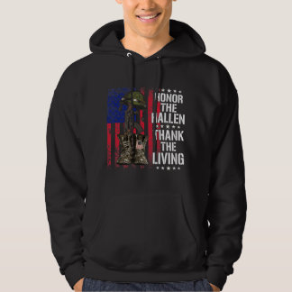 Ärade Fallen, tack till den levande veterandagen F Hoodie