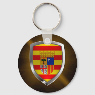 Aragón Metallic Emblem Nyckelring