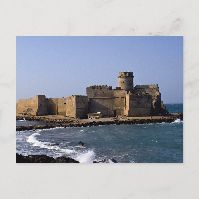 Aragonese Castle, Calabria, Italien Vykort (Framsida)