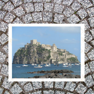 Aragonese Castle, Ischia, Italien Vykort