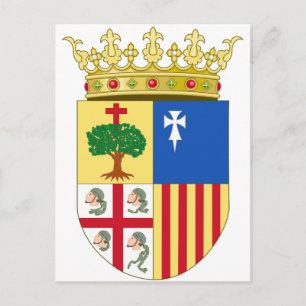 Aragoniens Jackande av Arm (Spanien) Vykort