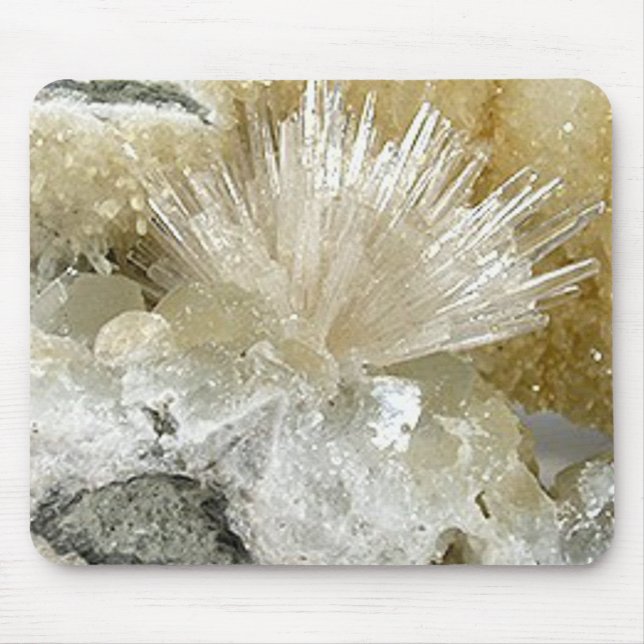 Aragonit och Quartz Musmatta (Framsidan)