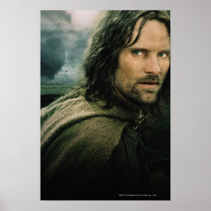 Aragorn Close Up Poster