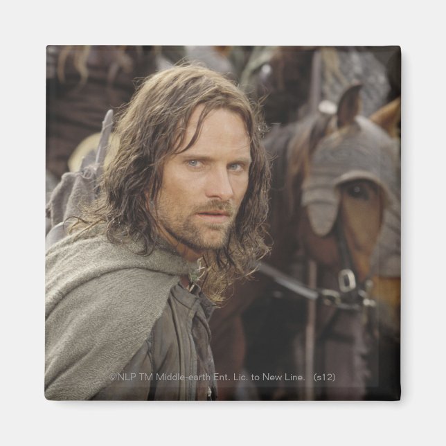 Aragorn med häst magnet (Framsidan)