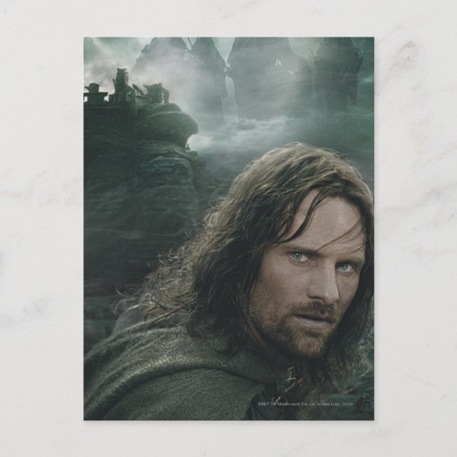 Aragorn och Ringwraiths Vykort (Framsida)