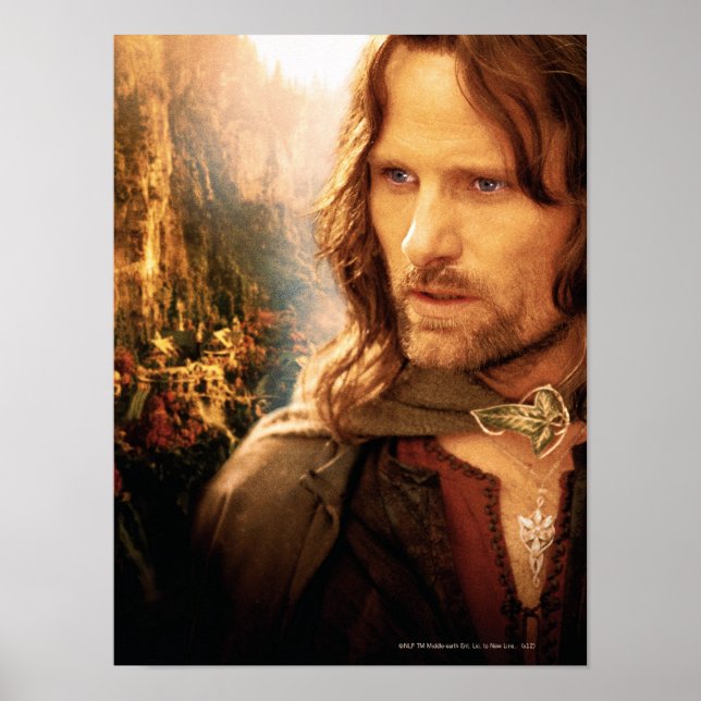Aragorn och Rivendell Composition Poster (Framsidan)