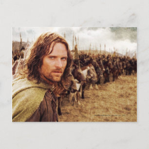 Aragorn Plus Line of Horses Vykort