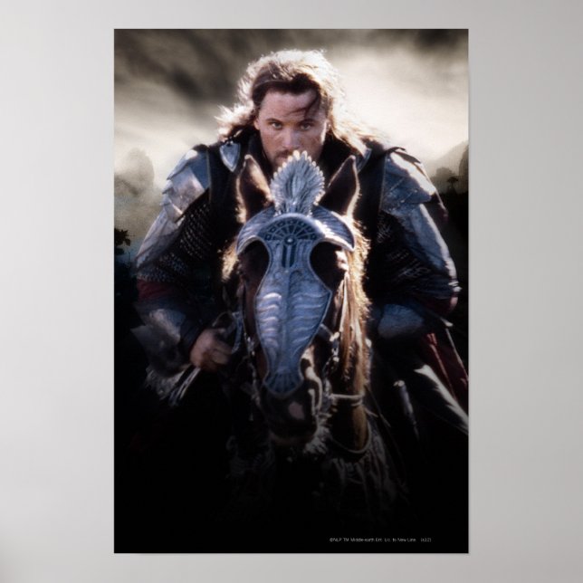 Aragorn Riding Horse Poster (Framsidan)