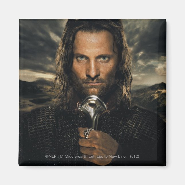 Aragorn Sword Down Magnet (Framsidan)