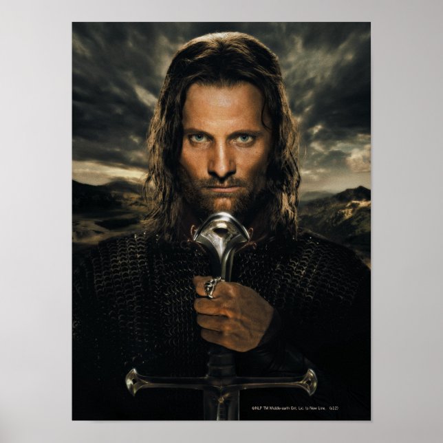 Aragorn Sword Down Poster (Framsidan)