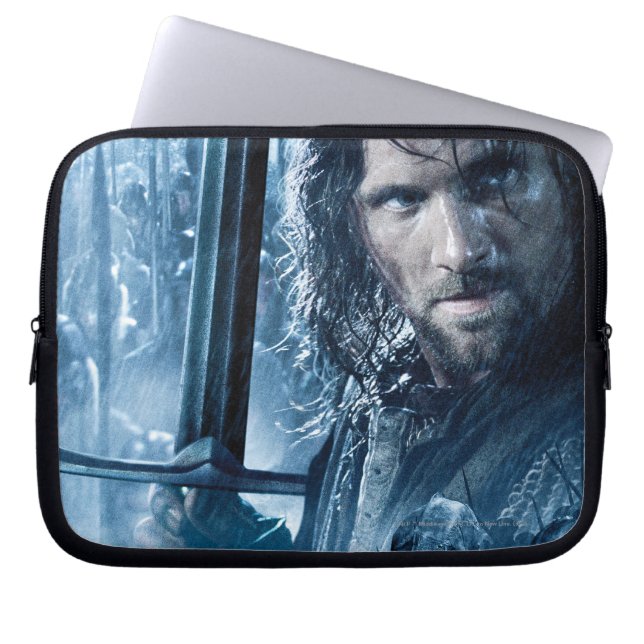 Aragorn Versus Orcs Laptop Sleeve (Framsidan)