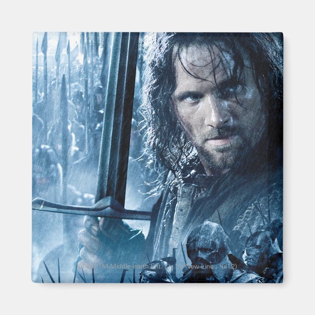 Aragorn Versus Orcs Magnet (Framsidan)
