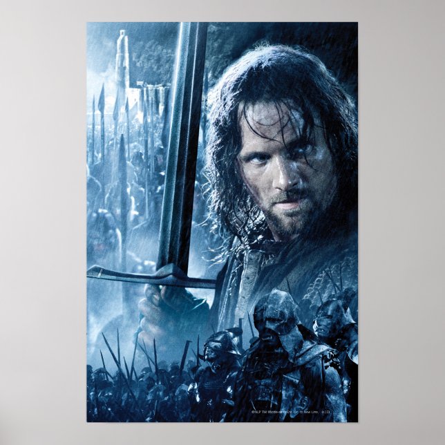 Aragorn Versus Orcs Poster (Framsidan)