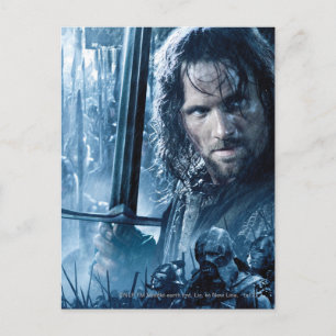Aragorn Versus Orcs Vykort