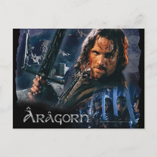 Aragorn with Army Vykort (Framsida)