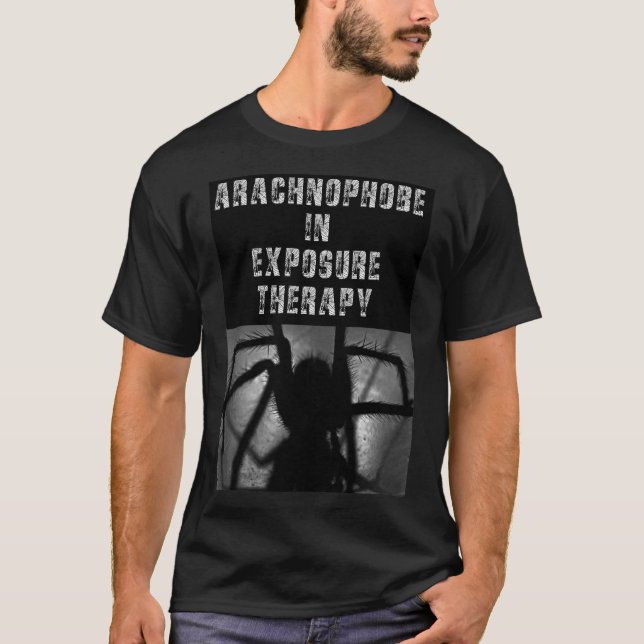 Araknofob vid exponeringsbehandling T- Shirt T (Framsida)