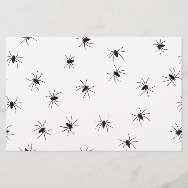 Araknofobi (spindlar) (Insektra kronor) Brevpapper (Framsida)