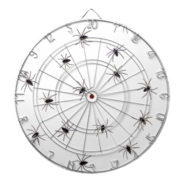 Araknofobi (spindlar) (Insektra kronor) Darttavla (Framsidan)