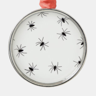 Araknofobi (spindlar) (Insektra kronor) Julgransprydnad Metall